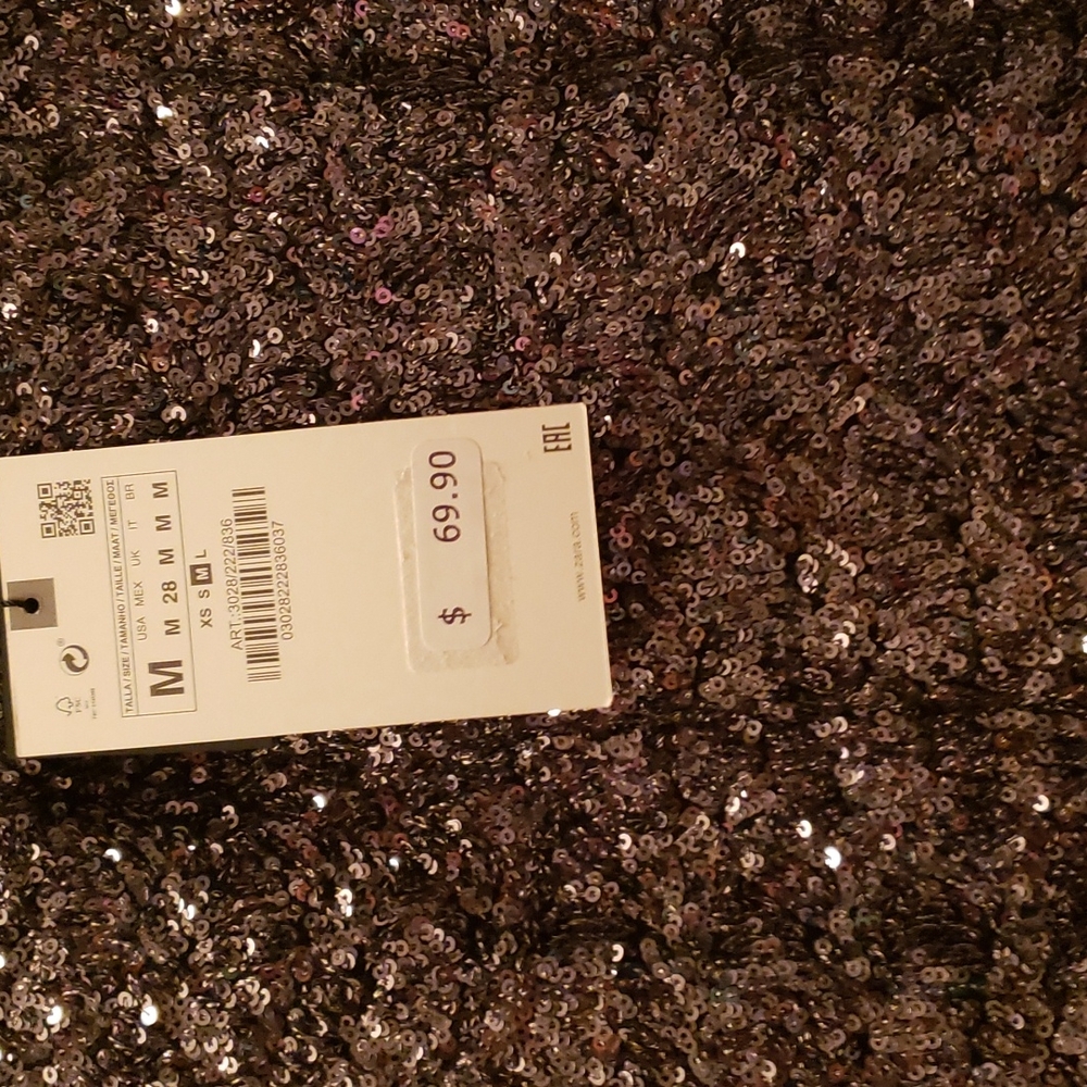 Zara Flare Sequin leggings